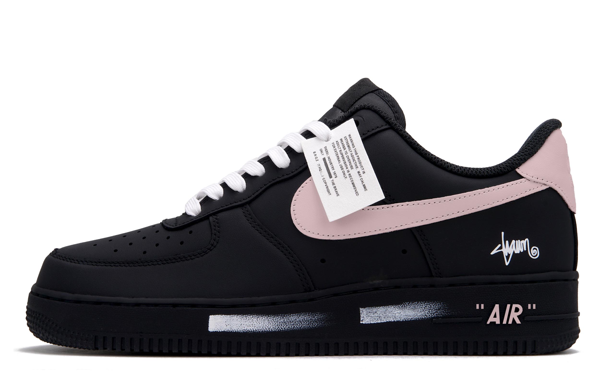 

Nike Кроссовки для скейтбординга Air Force 1 Strawberry Oreo Low top Unisex Black