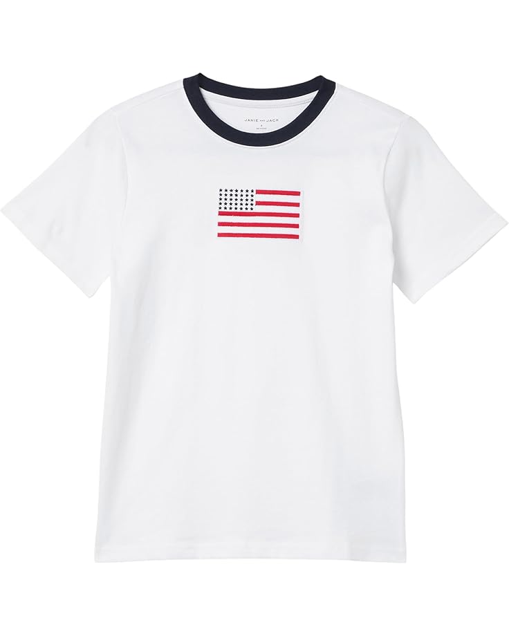 

Футболка Janie and Jack Flag Graphic Tee, цвет Multicolor