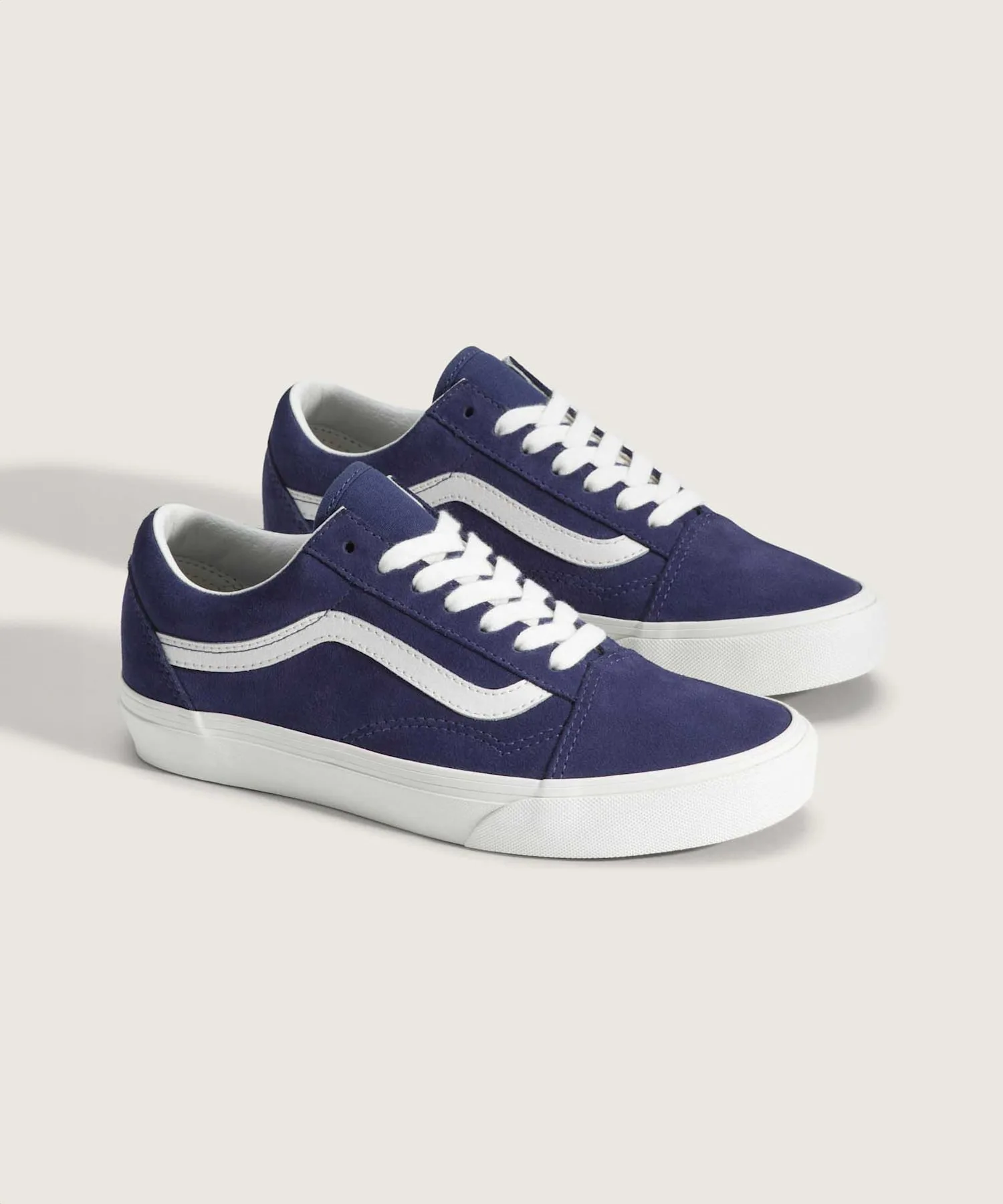 Кроссовки из натуральной кожи Old Skool Deep Twilight VANS темно-фиолетовые — фото 2