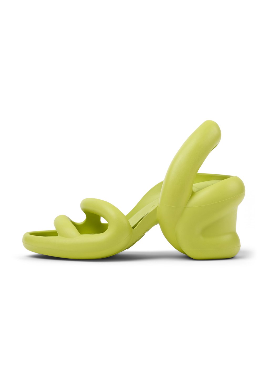 Сандалии KOBARAH - Pool slides Camper, неоновый зеленый