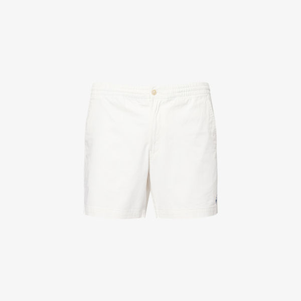 

Шорты из стрейч-хлопка с вышитым логотипом Prepster Polo Ralph Lauren, белый