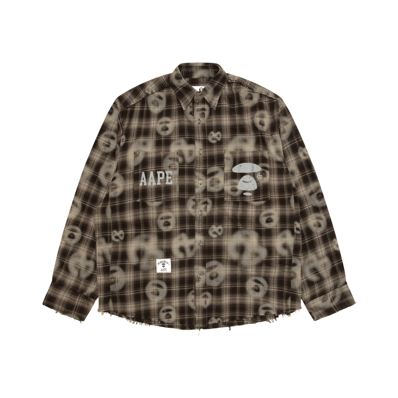 

Aape Мужская рубашка, коричневые, с лацканами BWE, средней толщины, другие