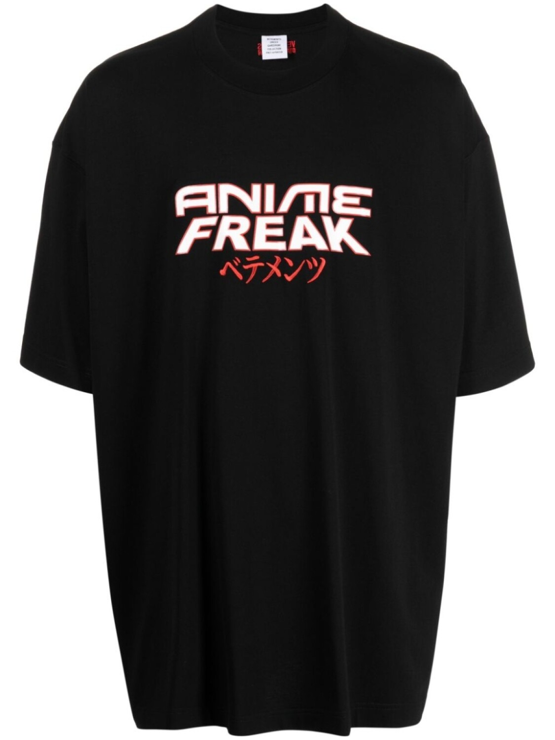 

VETEMENTS футболка Anime Freak, черный