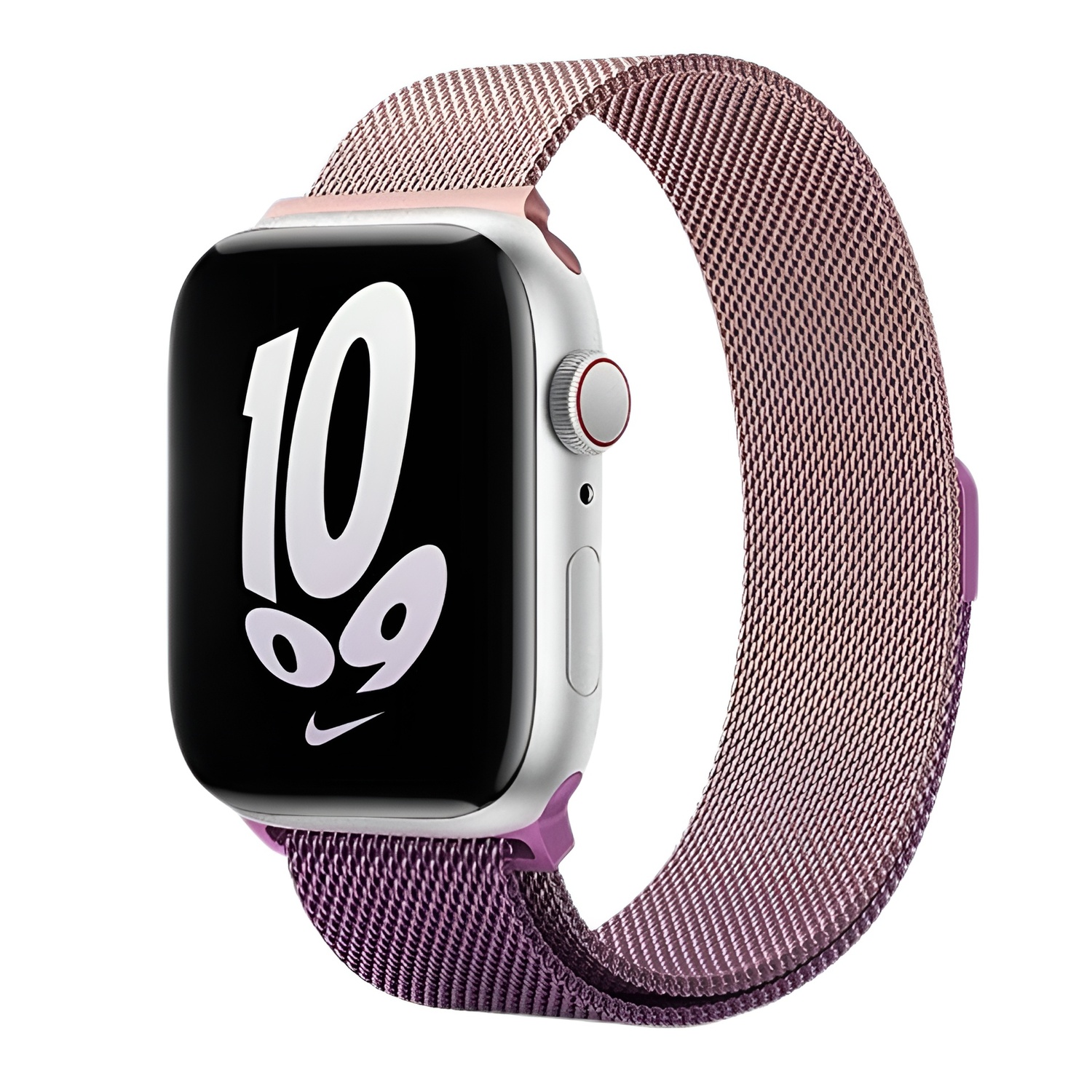 

Zhongwo Часы Strap Apple Compatibility Stainless Steel Material, Rose Red