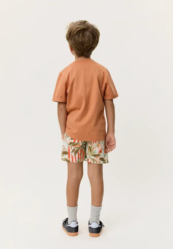 Футболка Les Deux Core Contrast Basic T-Shirt, сырая сиена оранжевый — фото 3