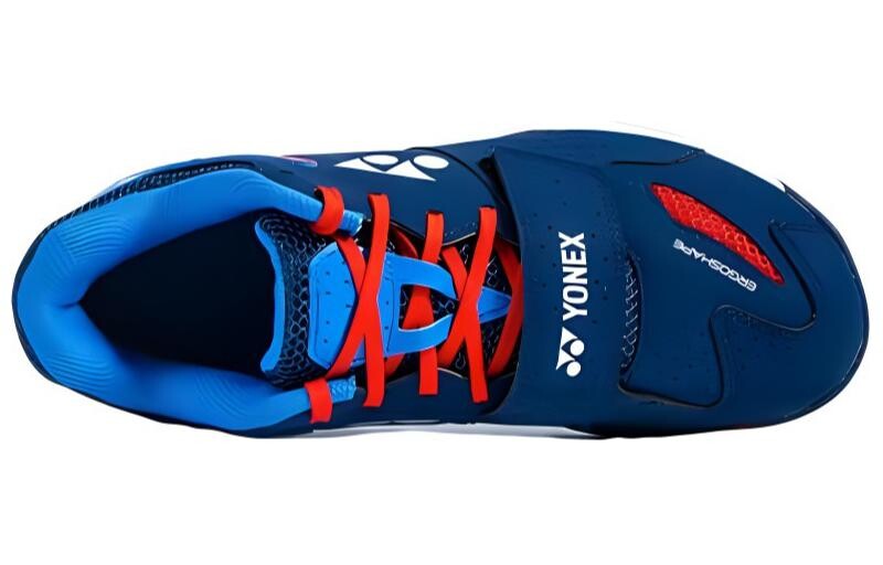 Бадминтонные кроссовки Power Cushion Unisex Low-top Cyan/Red Yonex — фото 3