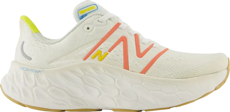 

Кроссовки Wmns Fresh Foam X More v4 'Sea Salt Gulf Red', белый