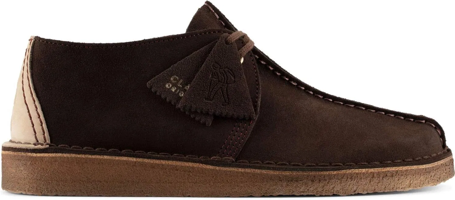 Мужские мокасины Clarks Desert Trek, Dark Brown — фото 2