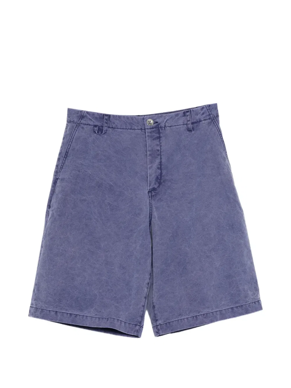 Шорты с эффектом кислотной стирки Jacquemus, фиолетовый