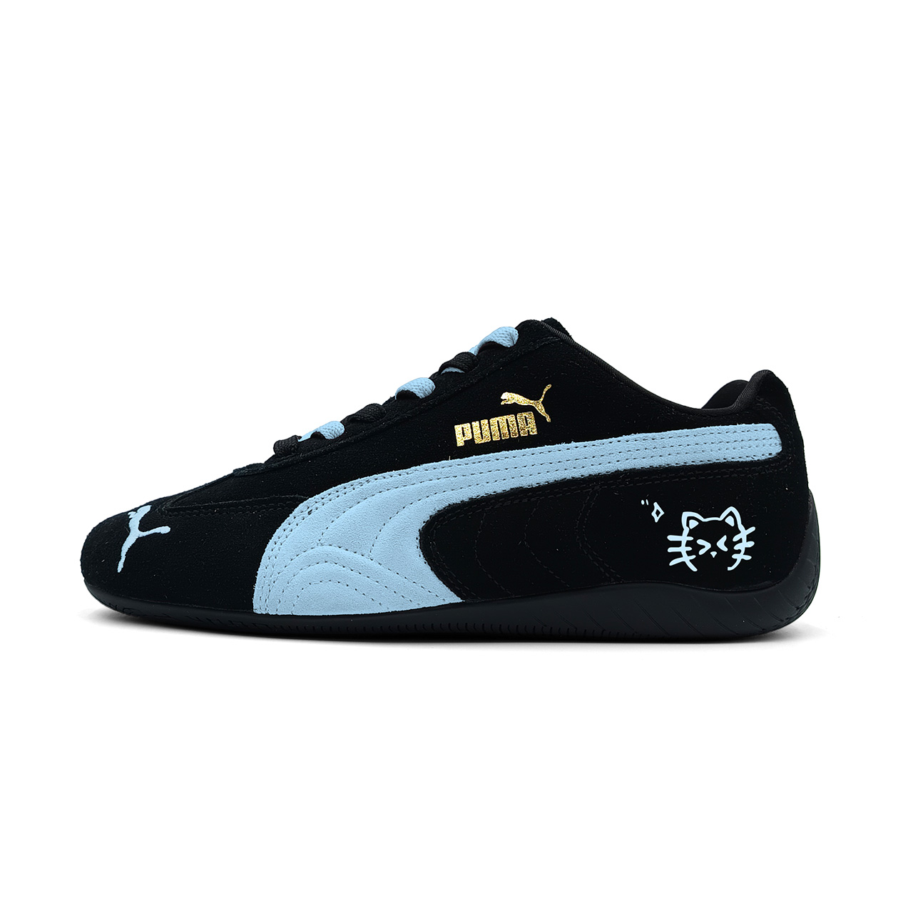 

Speedcat Collection низкие повседневные кроссовки Unisex PUMA, черный/синий