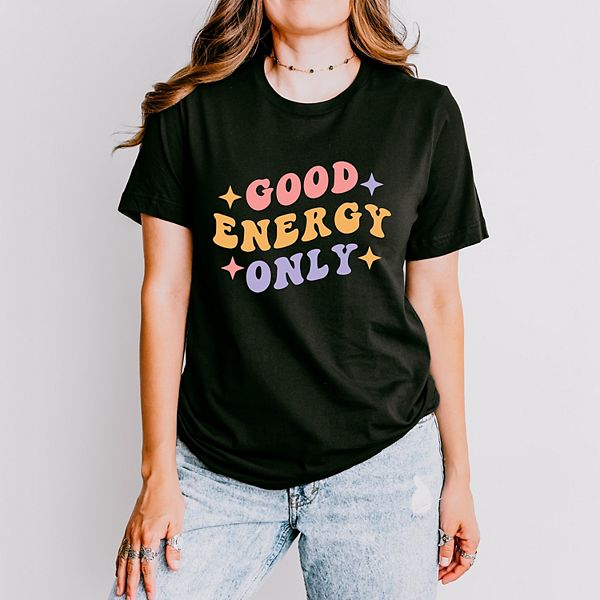 

Футболка Good energy only stars Simply Sage Market, Black, Черный, Футболка Good energy only stars Simply Sage Market, Black