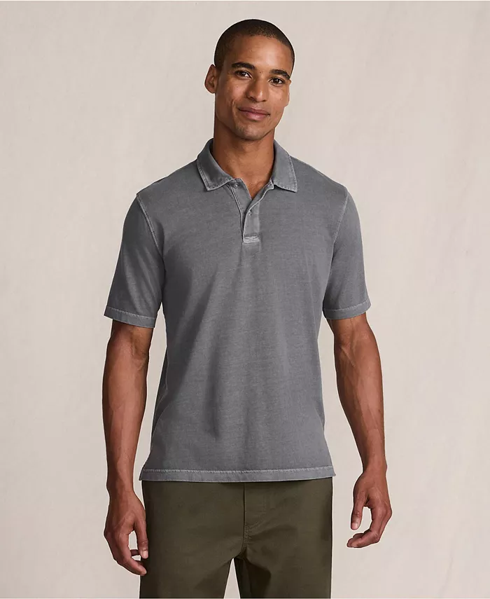 

Мужская короткая футболка Sun Faded Super T Polo Lands' End, серый