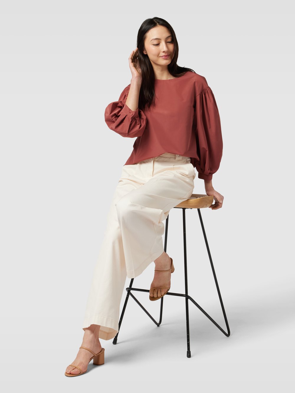 

Блузка с рукавами-фонариками модель 'ZEUS' Weekend Max Mara