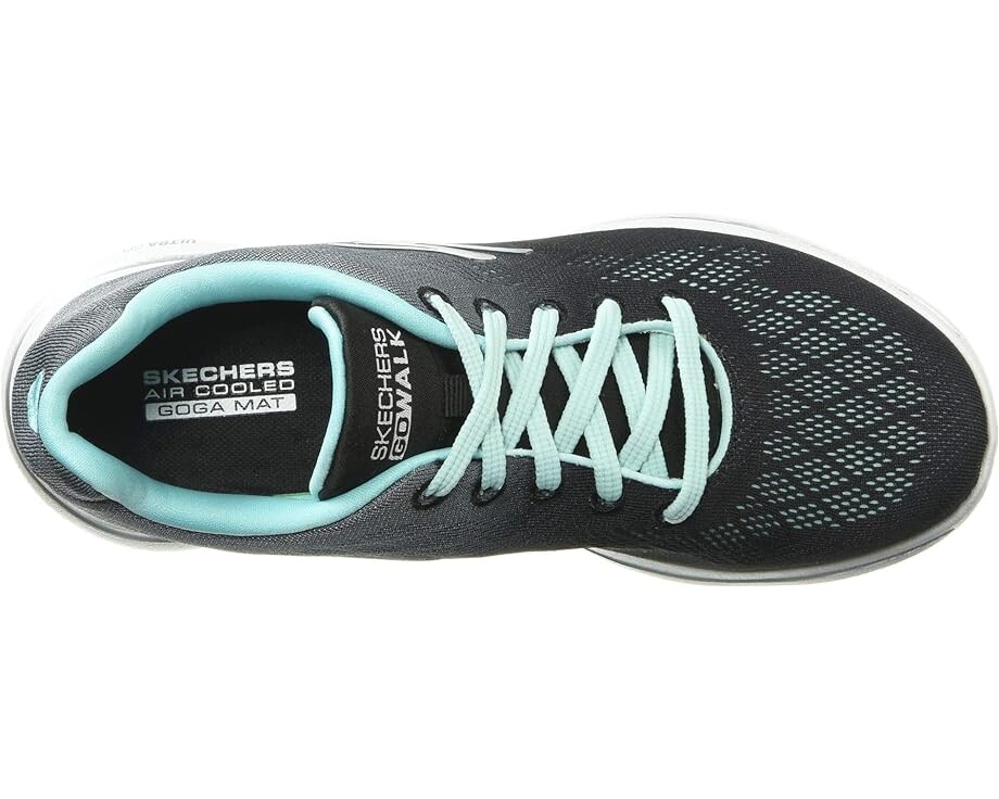 Кроссовки SKECHERS Performance Go Walk 5 - Alive, цвет Black/Aqua — фото 2