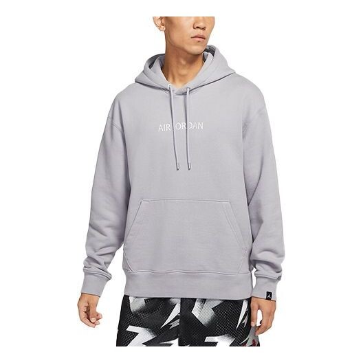 

Толстовка Men's Air Jordan Solid Color Long Sleeves Light Grey White, мультиколор