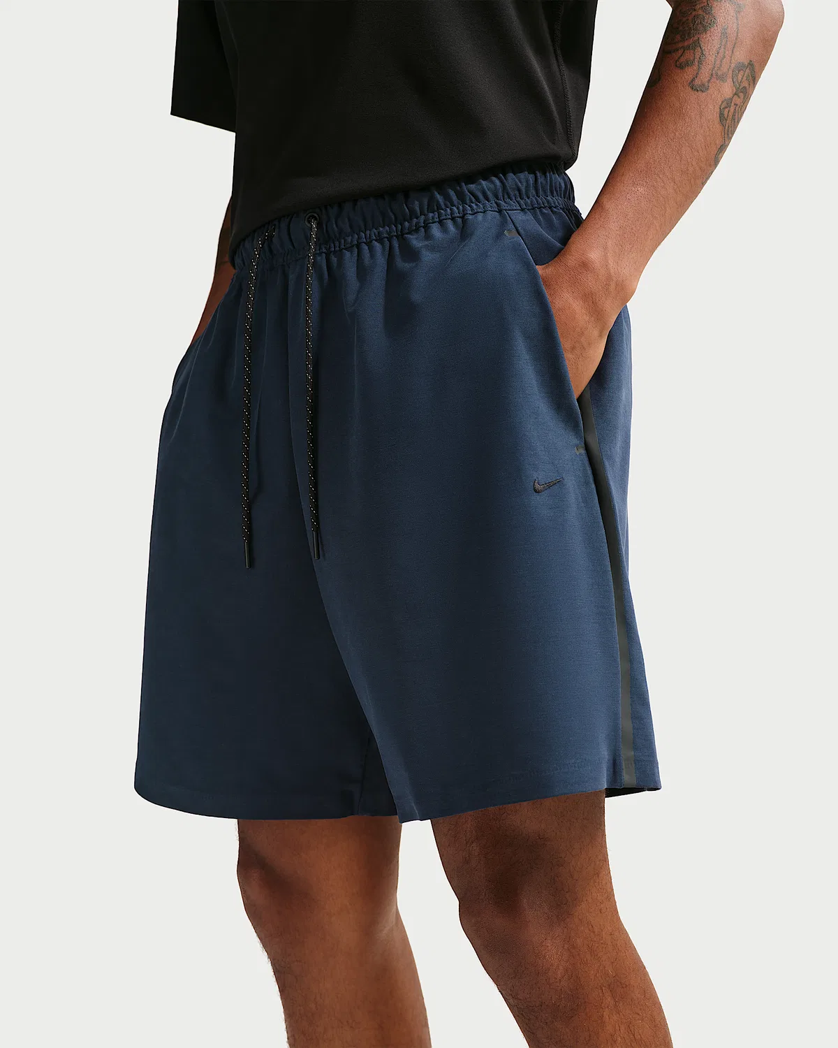 Мужские шорты Nike Tech Dri-FIT Shori Knit, Obsidian/Black — фото 2
