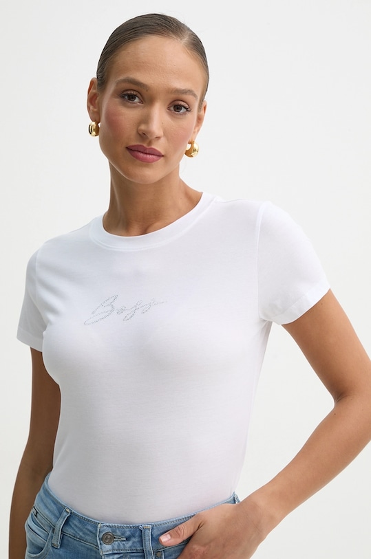 

Футболка базовая c esogo 2 ma crystal BOSS Orange, белый