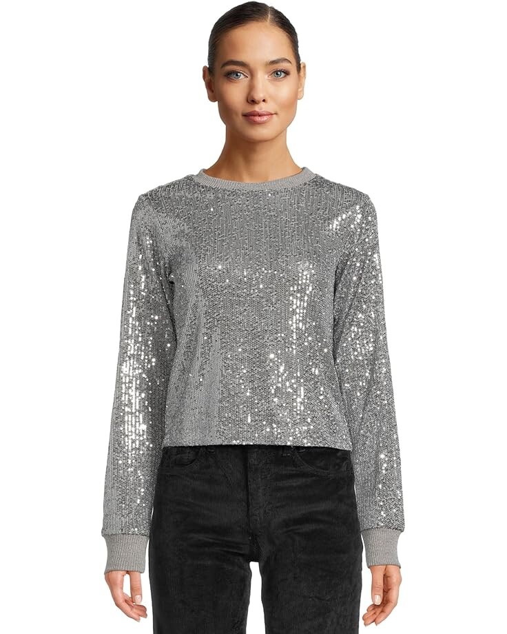 

Топ Sanctuary Sparkle Together Top, цвет Gunmetal