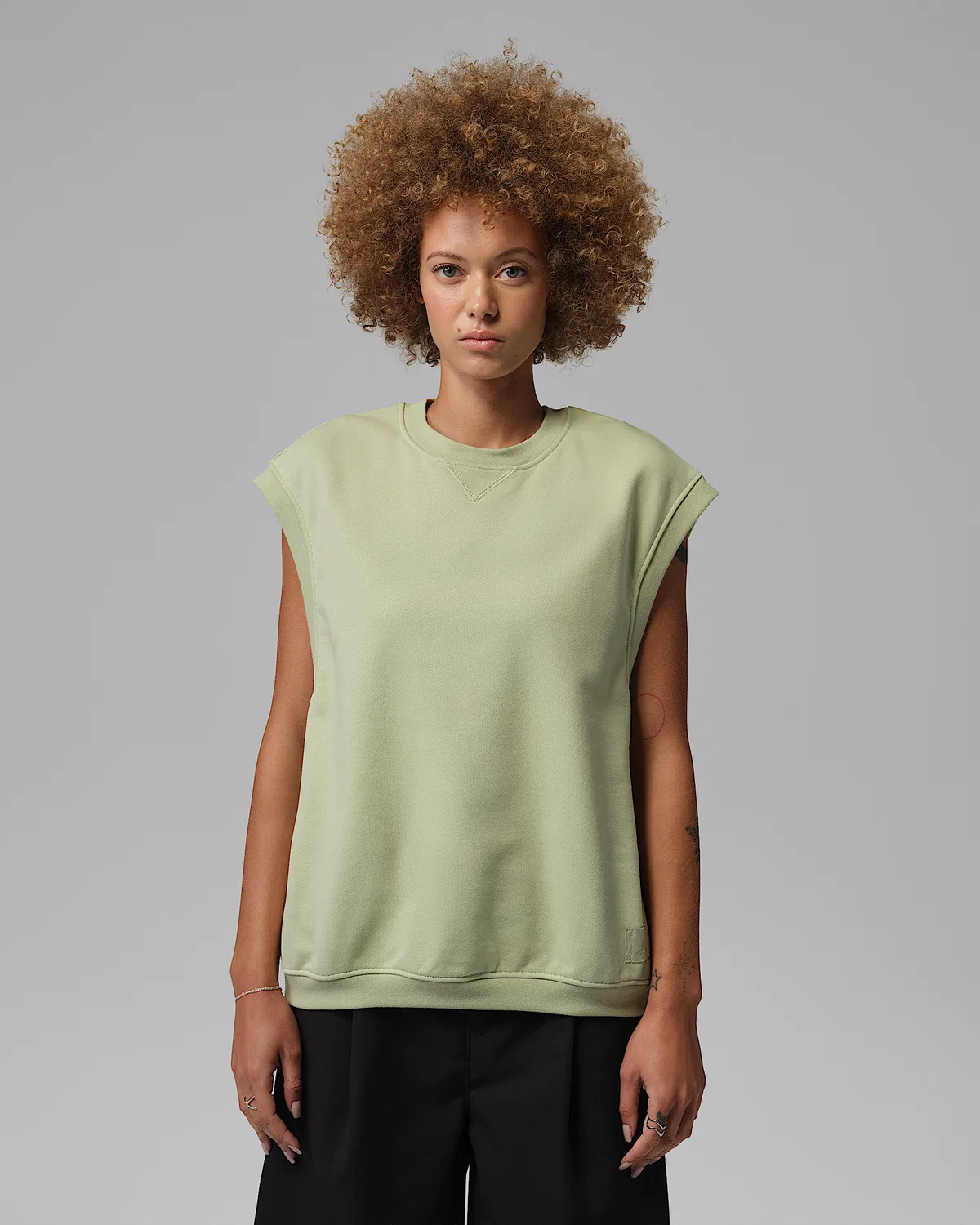 Женский жилет Jordan Flight Fleece, Olive Aura/Lawn