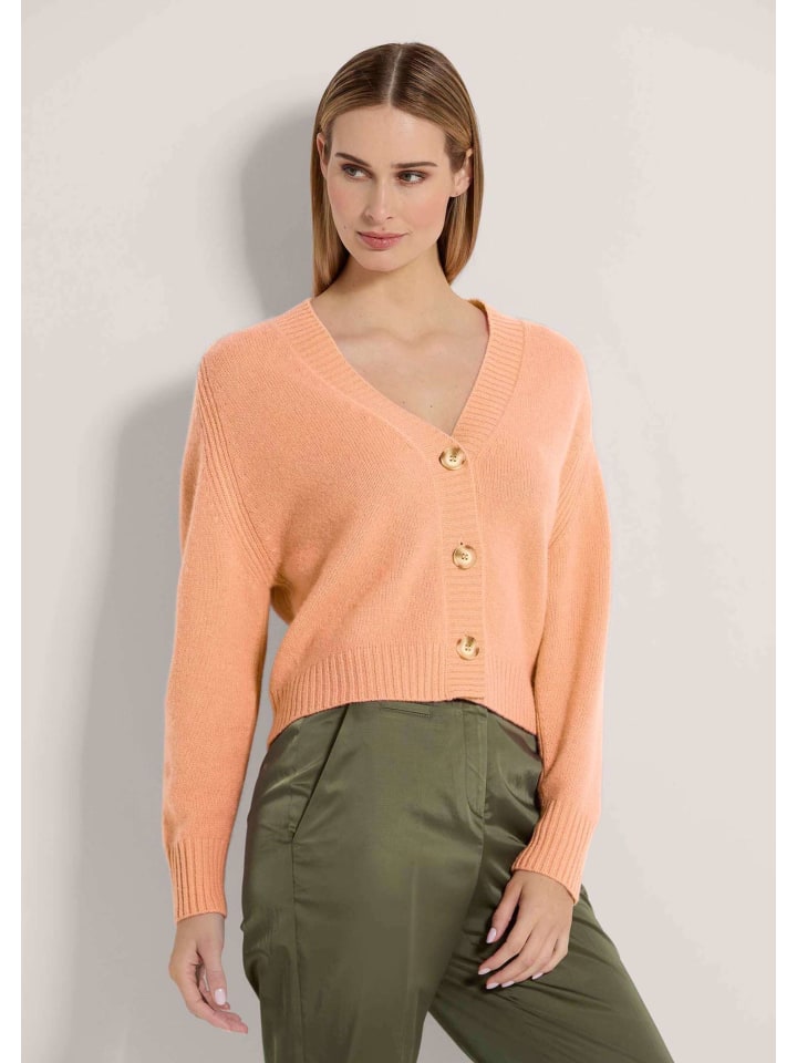 

MADELEINE Короткий кардиган персикового цвета