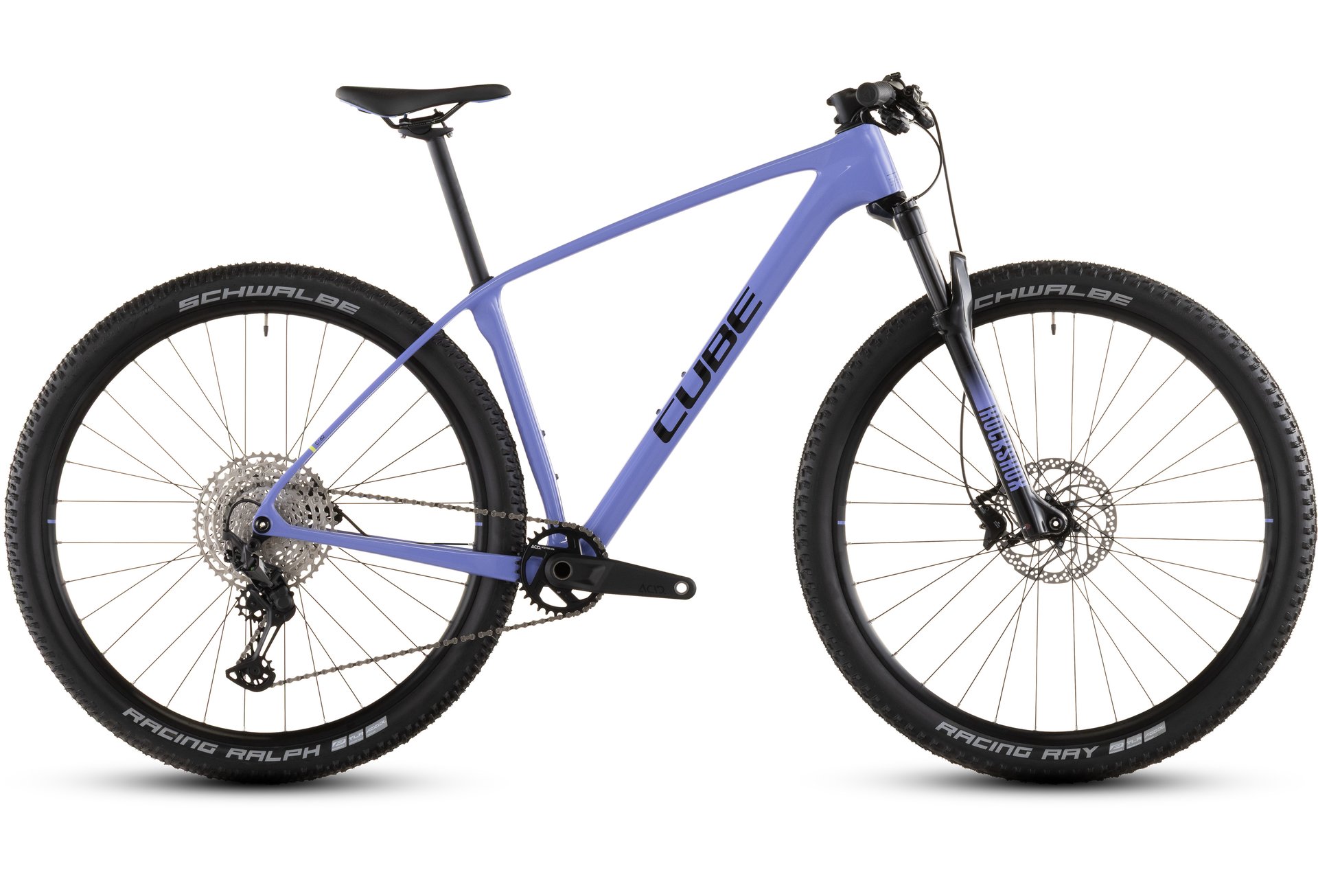 

Горный велосипед Cube Reaction c:62 one - 27,5 дюймов - diamant - 2026, lila | lucidlilac´n´black