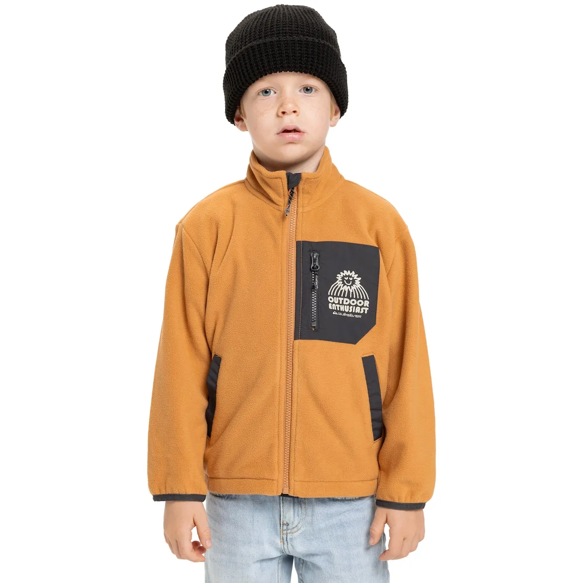 

Детская флисовая кофта Ice Field Quiksilver, коричневый