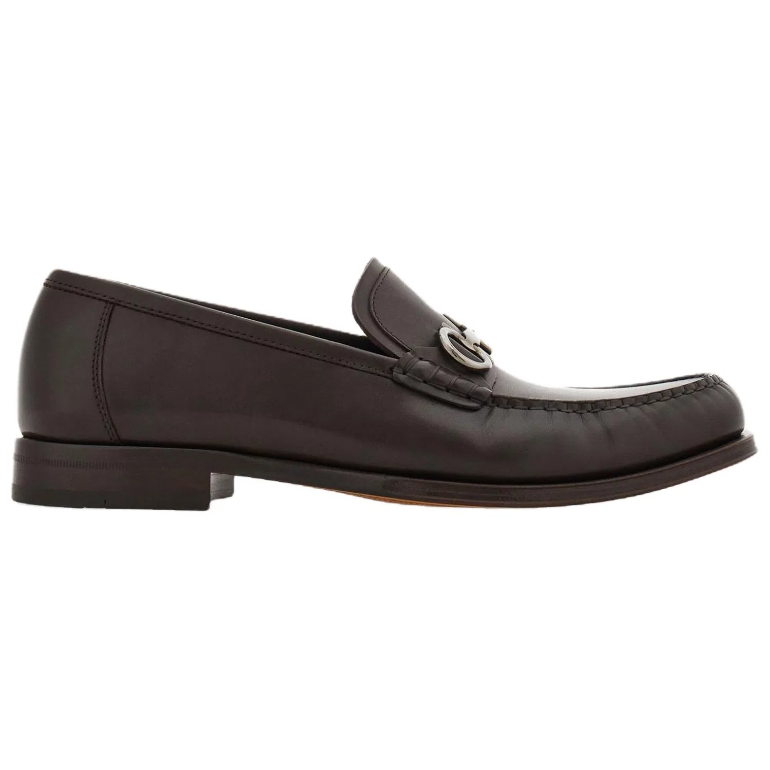 Лоферы Gancini темно-коричневые Ferragamo — фото 3