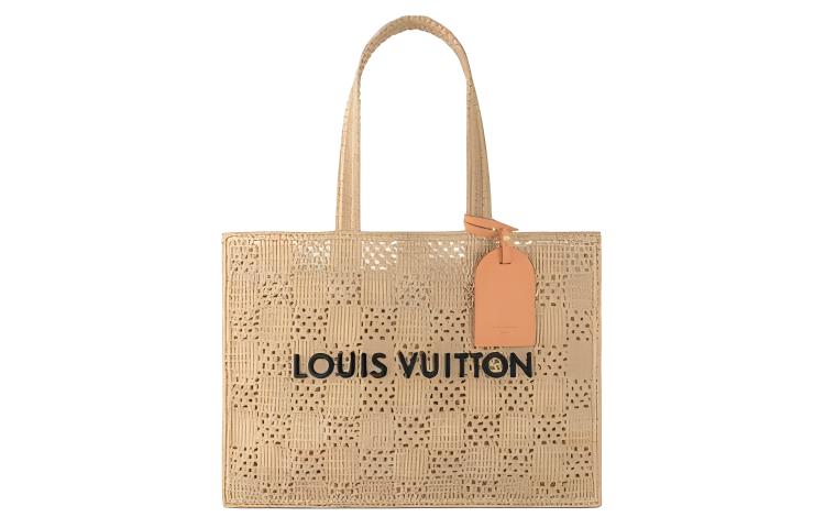 

Сумка-шопер Mm Damier Raffia натуральный бежевый LOUIS VUITTON