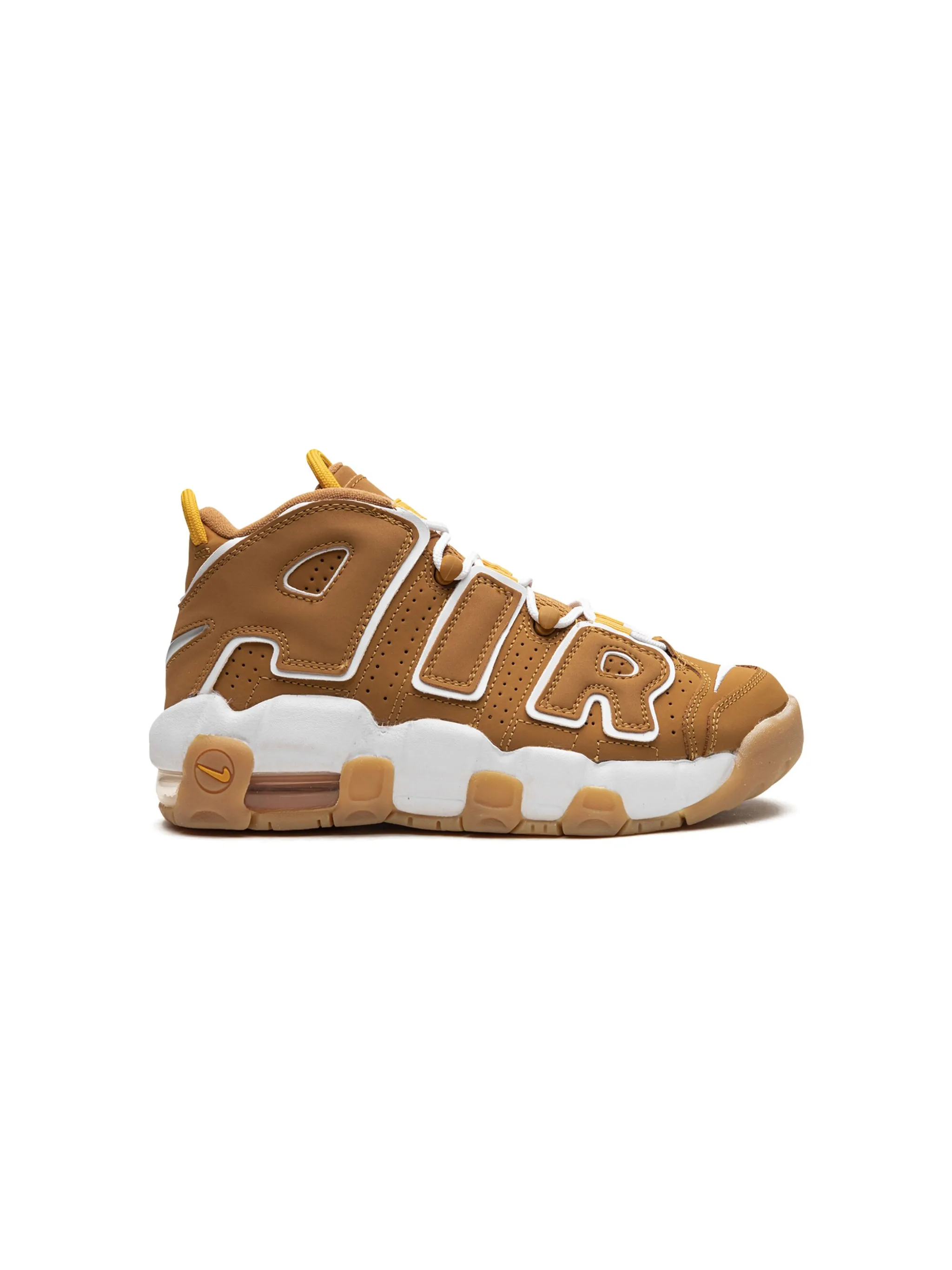 Кроссовки Air More Uptempo Wheat Nike Kids, коричневый — фото 2