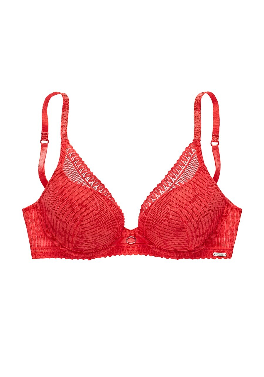 

Бюстгальтер на косточках s.Oliver Minimiser Bra, красный