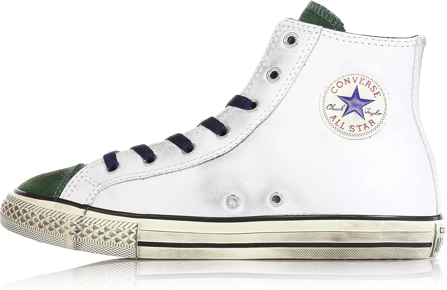 Кеды CONVERSE 646383C White Pine All Star Leather Hello ct Side Zip, зеленый — фото 4