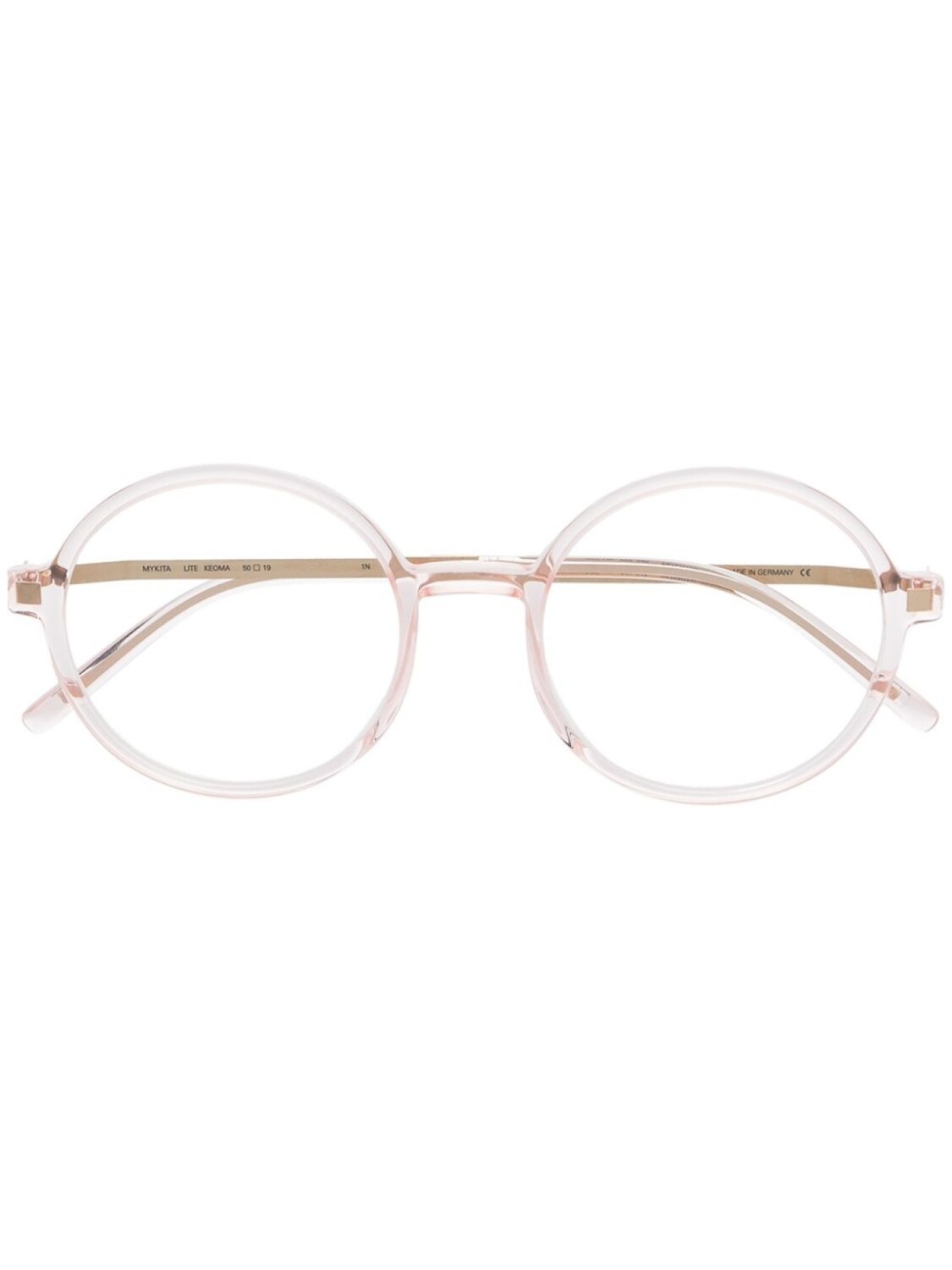 

Солнцезащитные очки в круглой оправе Mykita, розовый