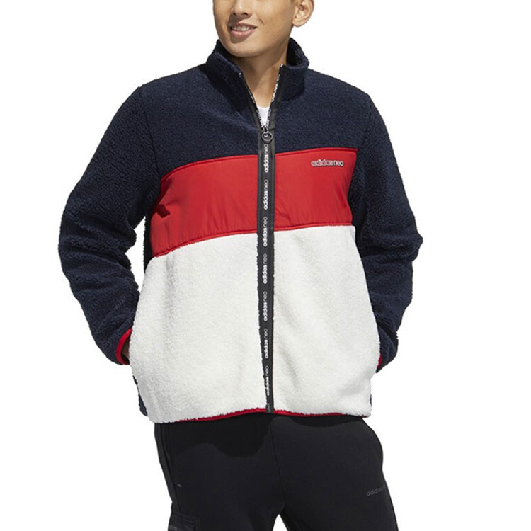 Куртка мужская красный/синий/белый Adidas Neo — фото 2