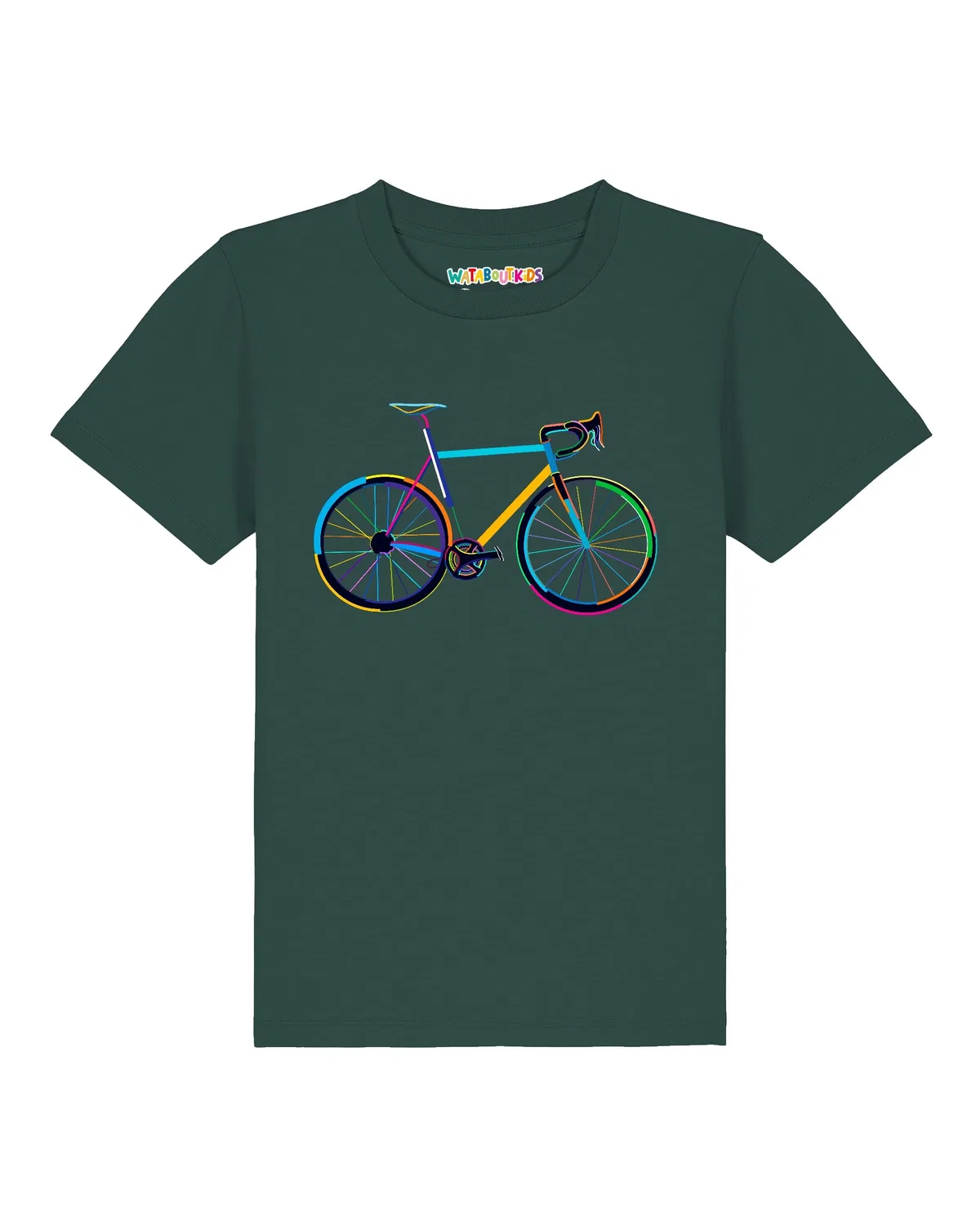 Футболка Fahrrad by night Wat? Apparel, темно-зеленый — фото 2