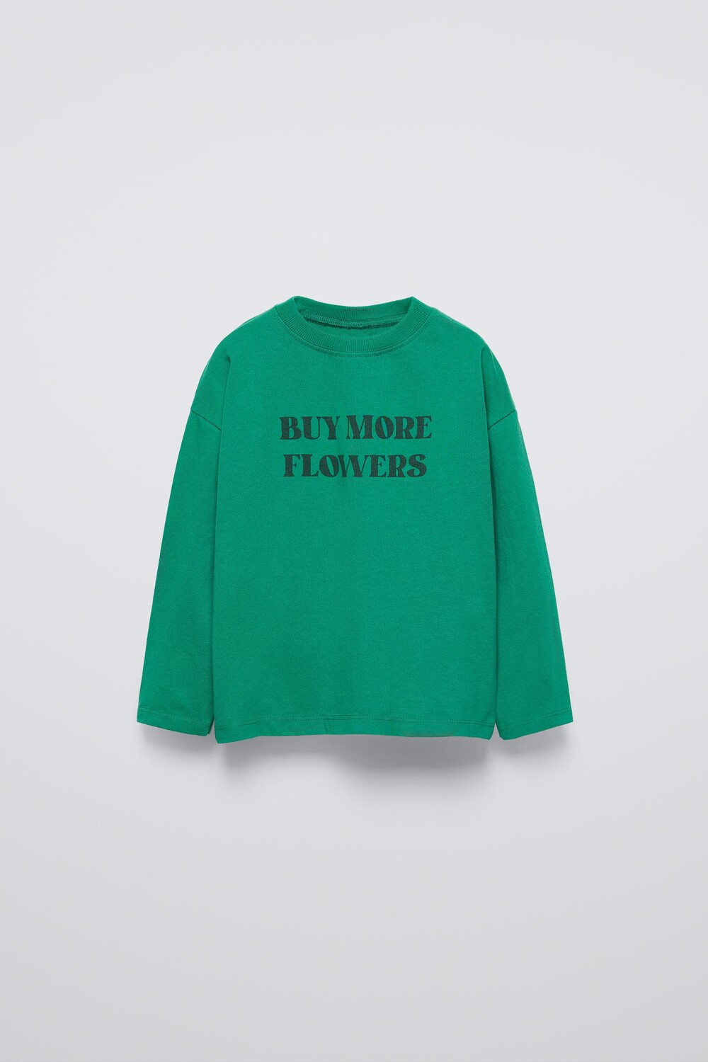 

Футболка с лозунгом ZARA, зеленый