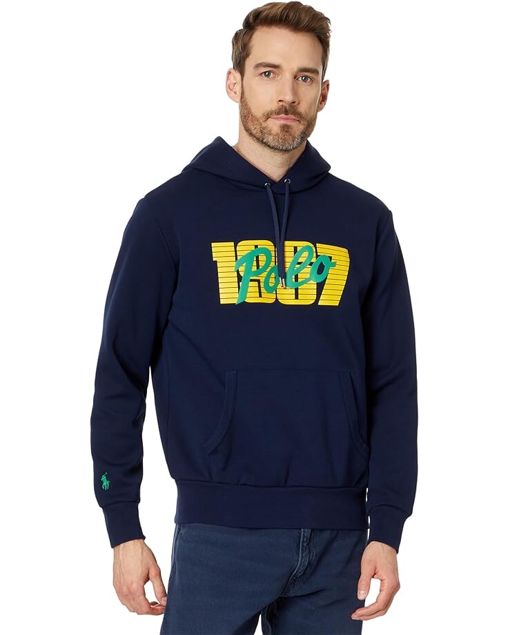 

Худи Polo Ralph Lauren Logo Double-Knit, темно-синий
