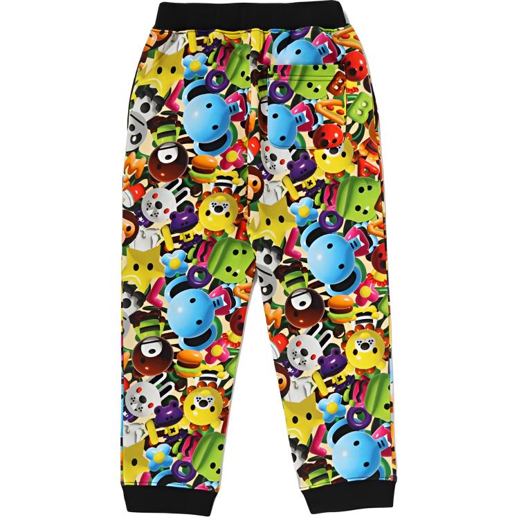 Спортивные штаны для детей 3-7 лет A BATHING APE, мультиколор mlx — фото 3