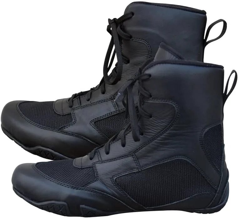 

Дышащие боксерские кроссовки Rightpunch для мужчин, женщин и молодежи | Легкие тренировочные боксерские кроссовки с резиновой подошвой, не скользящие Right Punch, черный