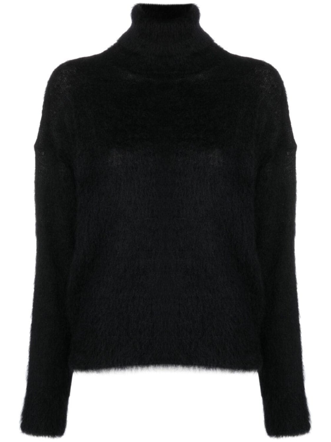 

Saint Laurent джемпер с высоким воротником, черный