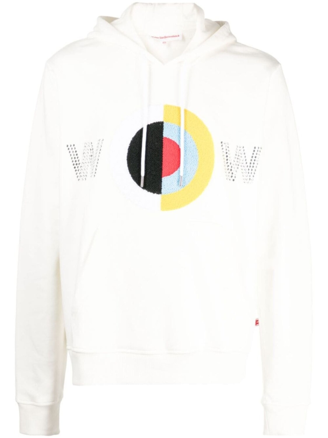 

Walter Van Beirendonck худи Hamza с вышивкой, белый