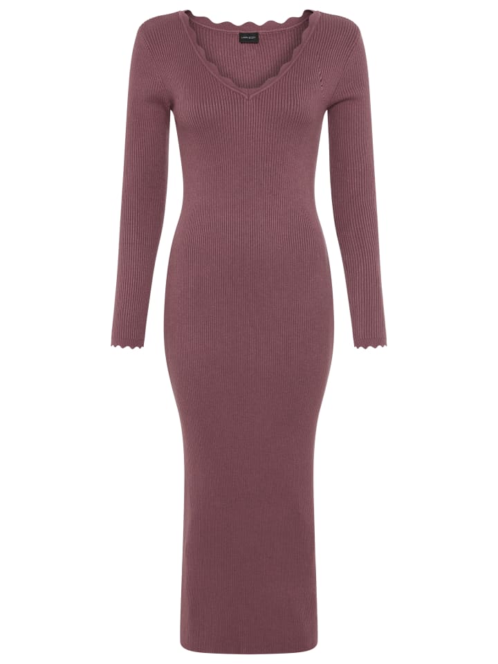 

Laura Scott Темно-розовое вязаное платье