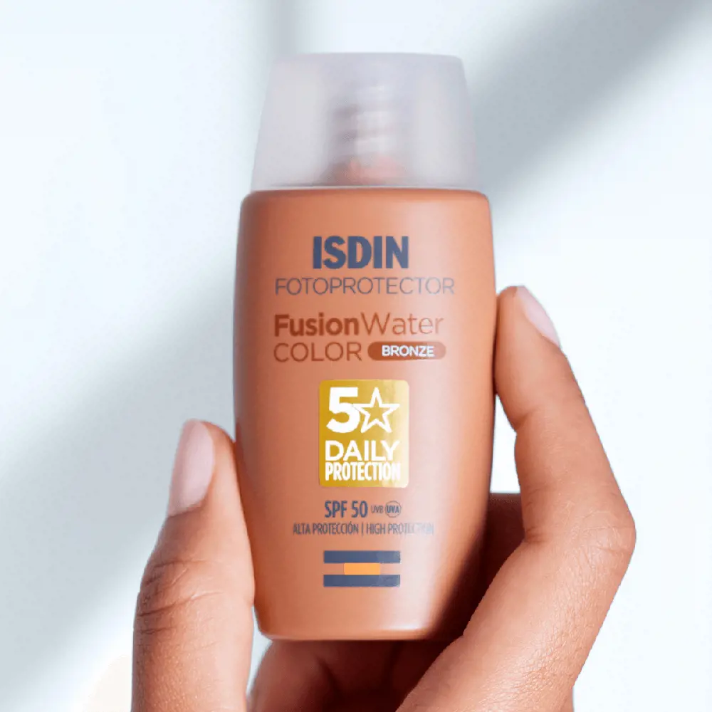 Солнцезащитный крем Isdin Fusion Water Fotoprotector Color SPF50, Magic Bronze, 50 мл — фото 3