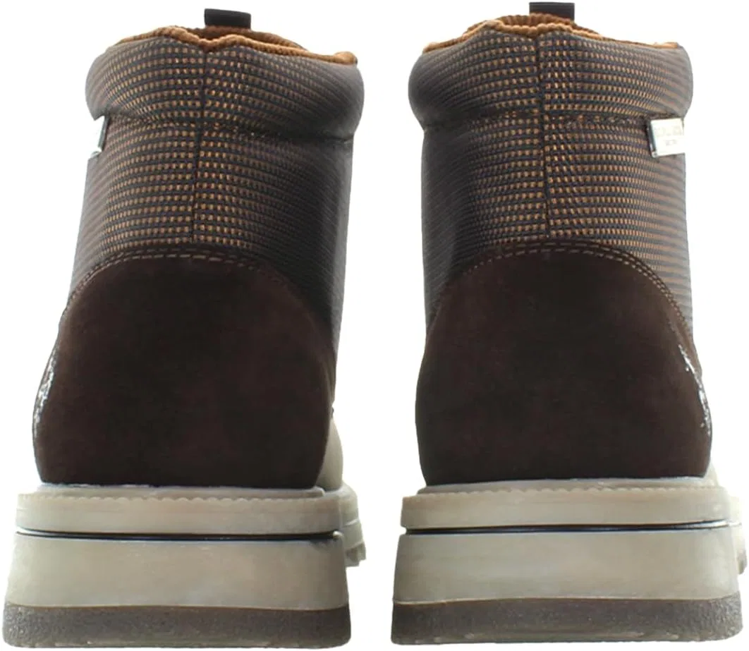 Мужские синтетические ботинки VIKING001MDUT1 от US Polo Assn U.S. Polo Assn., Dark Brown Black — фото 4