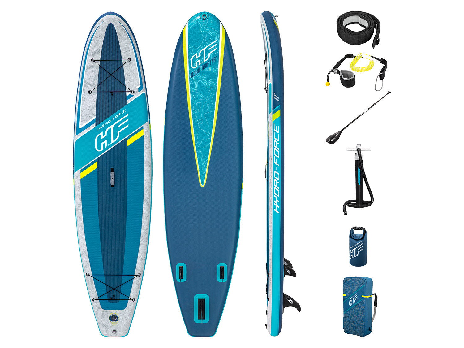 

Комплект универсальной доски Bestway Hydro-Force Aqua Drifter SUP