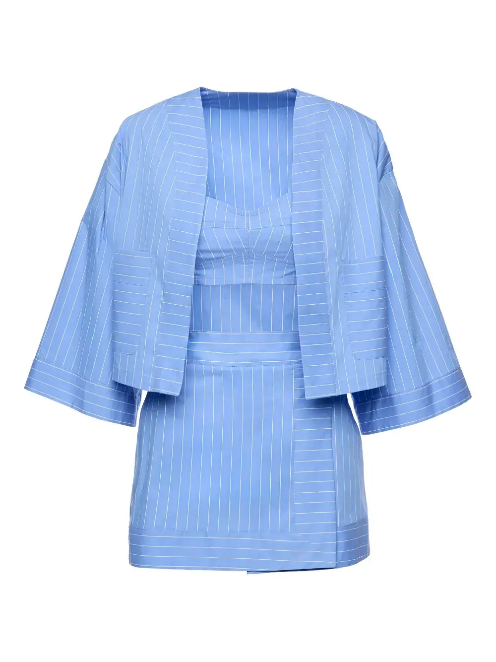 

Комплект из трех предметов в полоску Ana Radu, синий