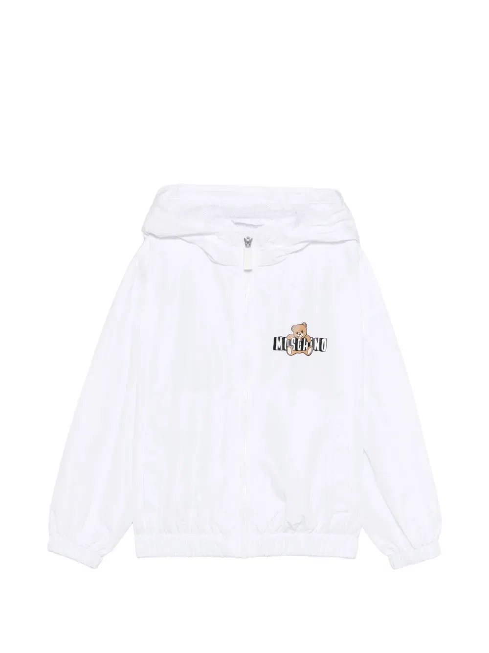Куртка с капюшоном Moschino Kids, белый