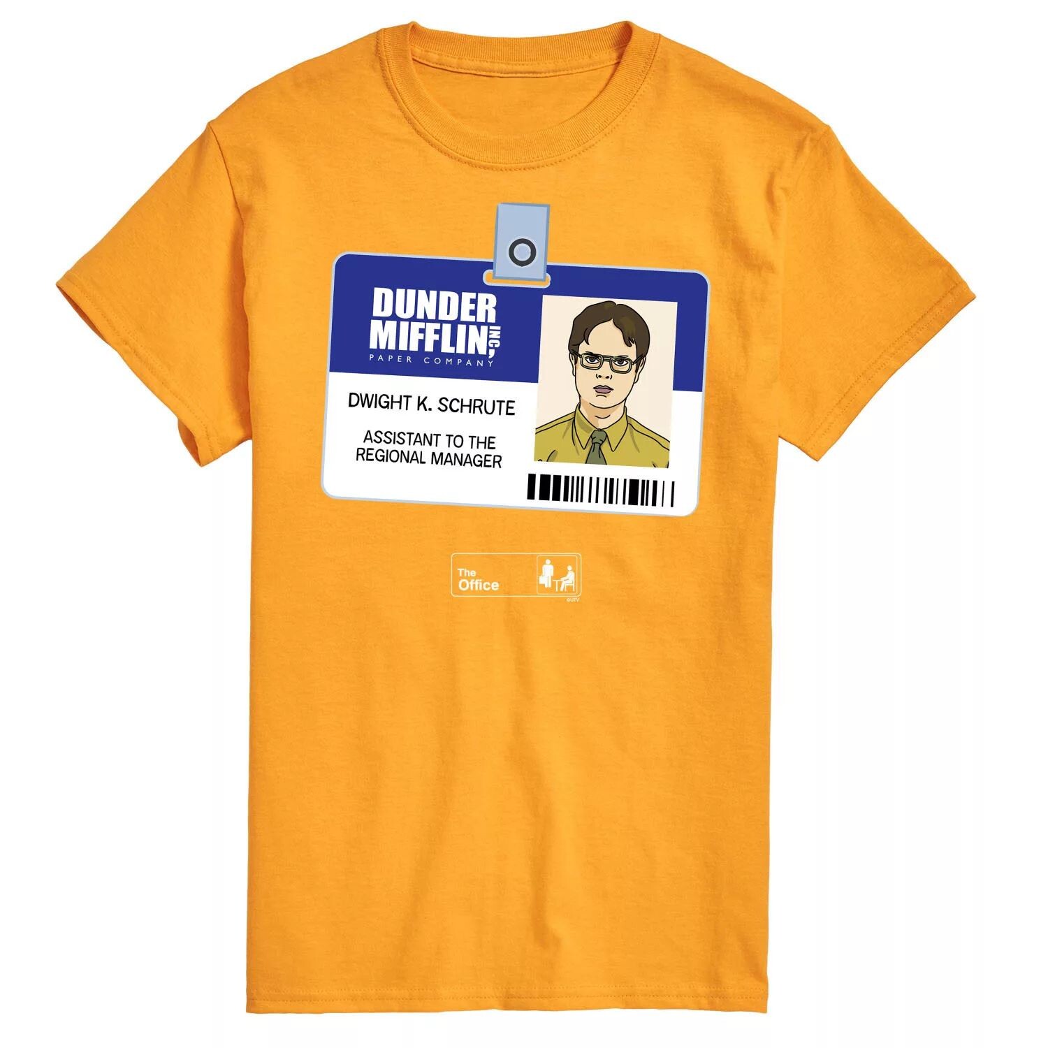 

Мужская футболка с логотипом The Office Dwight Schrute Licensed Character