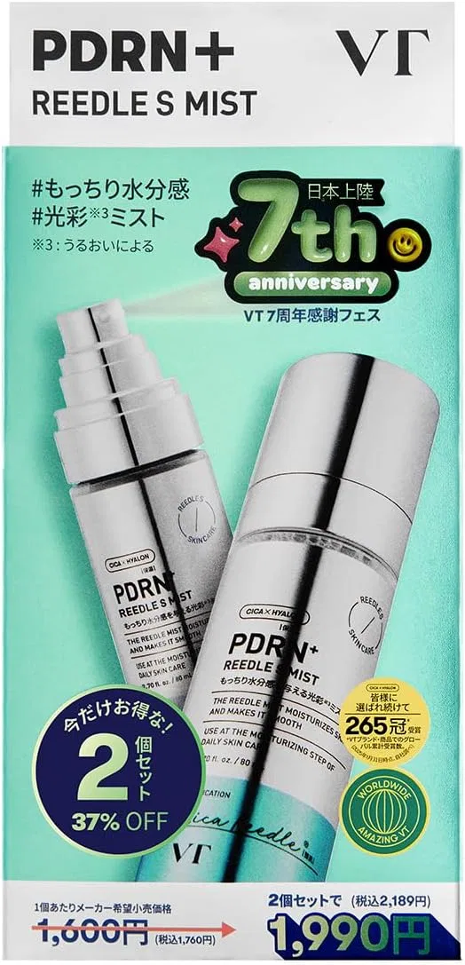 Тоник VT Cosmetics — PDRN+ Lead S Mist увлажняющий, 80 мл