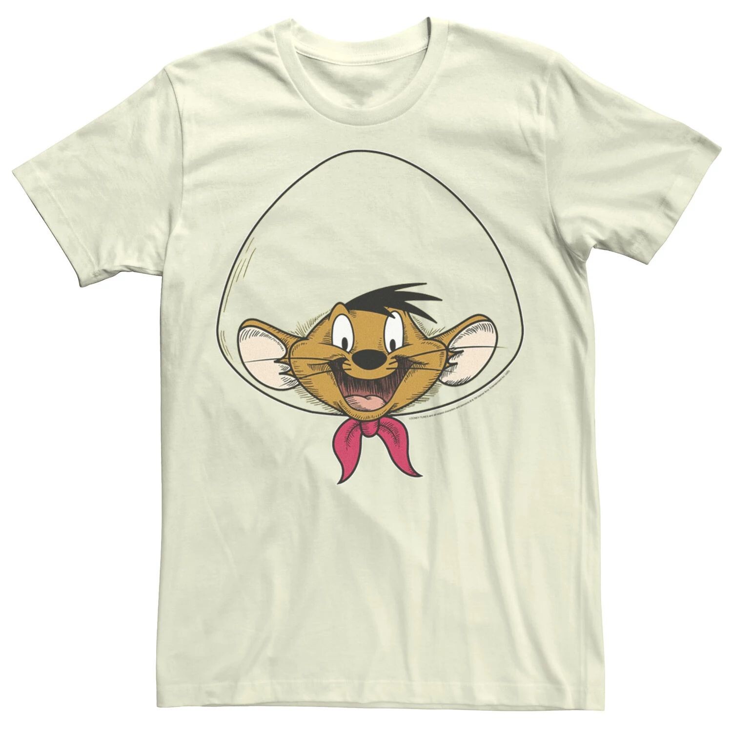 

Мужская футболка с большим лицом Looney Tunes Speedy Gonzales Licensed Character