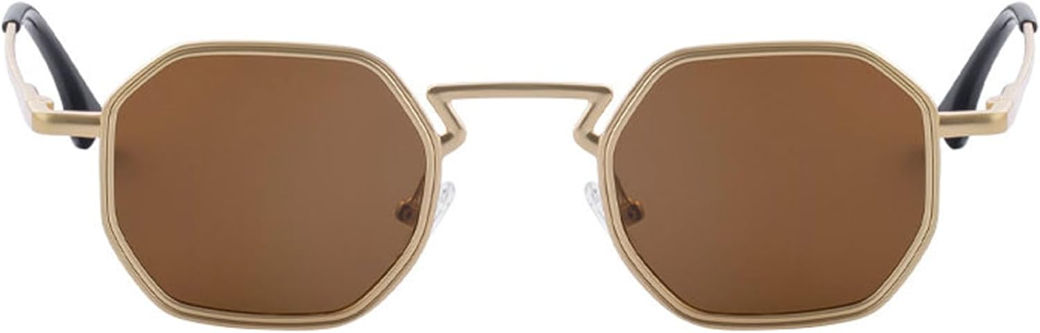 

Солнцезащитные очки Willochra в стиле ретро с золотистой металлической оправой, панк-стиль, многоугольные и квадратные, для женщин и мужчин, модные, узкие, с градиентным переходом, защита от ультрафиолета UV400, C4